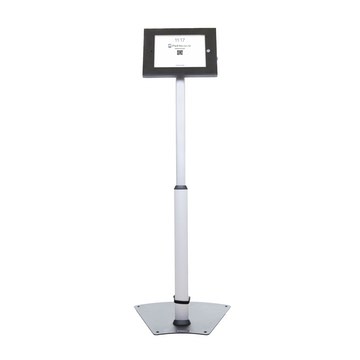 Floor stand (black, height-adjustable) for hire