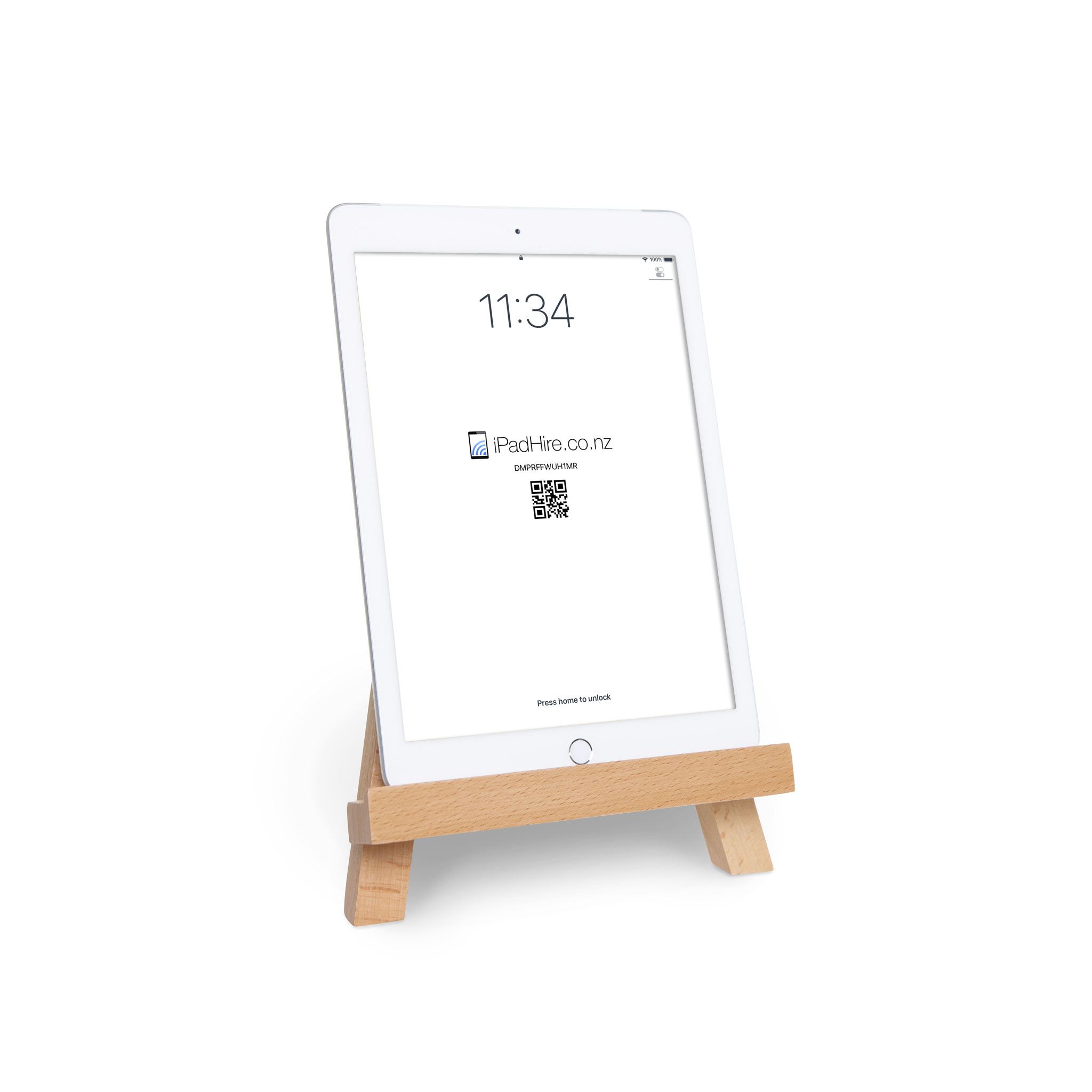 Photo of Miniature Easel (Natural wood colour) in action