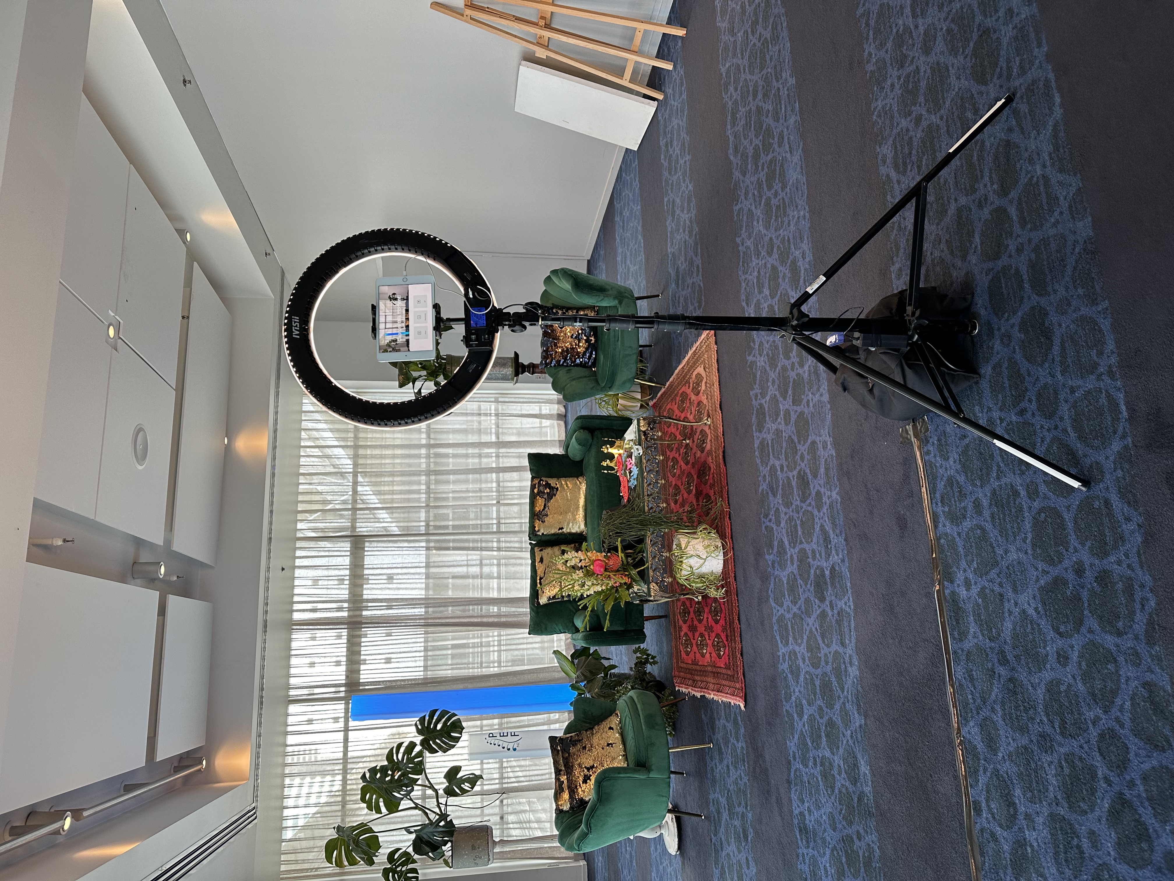 Photo of LED Ring Light in action